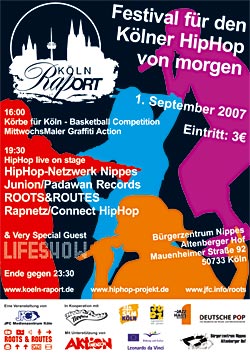 Plakat HipHop-Festival
